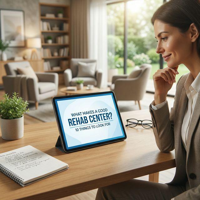 What Makes a Good Rehab Center? 10 Things to Look For