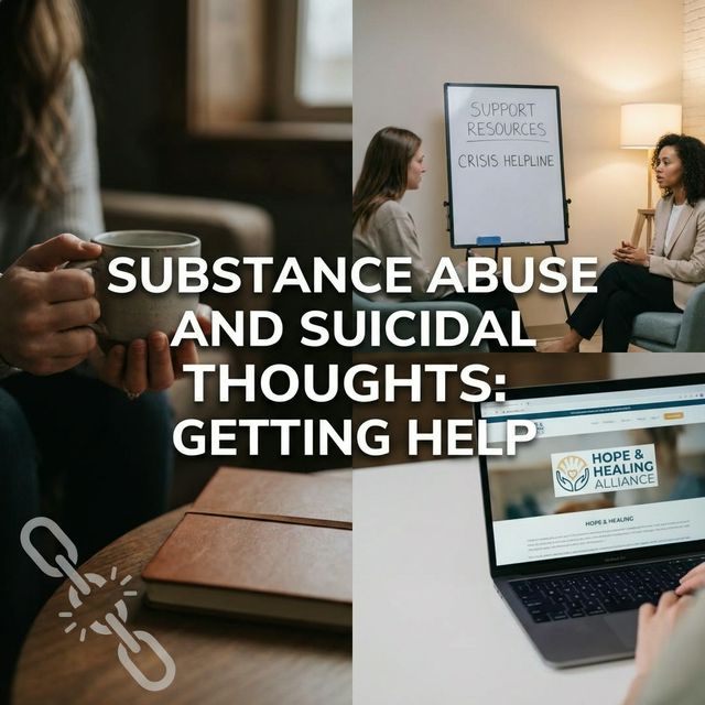 Substance Abuse and Suicidal Thoughts: Getting Help