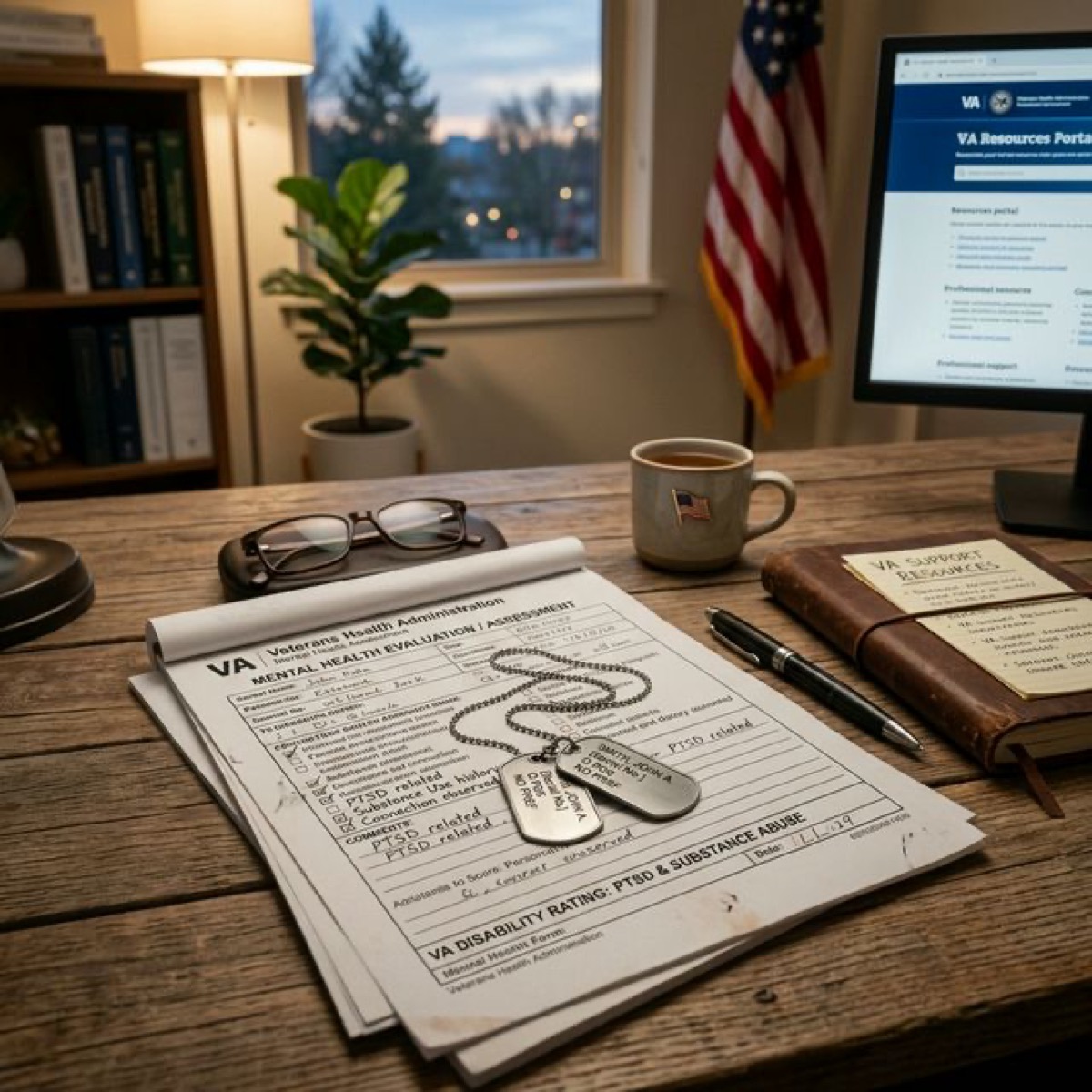 VA Disability Ratings and Substance Abuse: Understanding the PTSD Connection